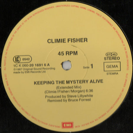 Climie Fisher : Keeping The Mystery Alive (12")