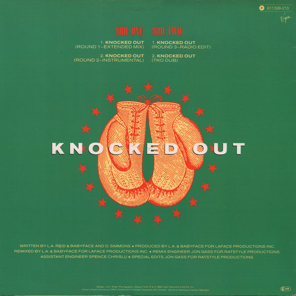 Paula Abdul : Knocked Out (12", Single)
