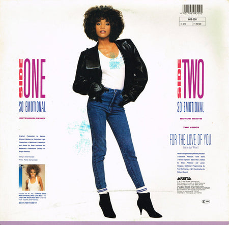 Whitney Houston : So Emotional (12", Maxi)
