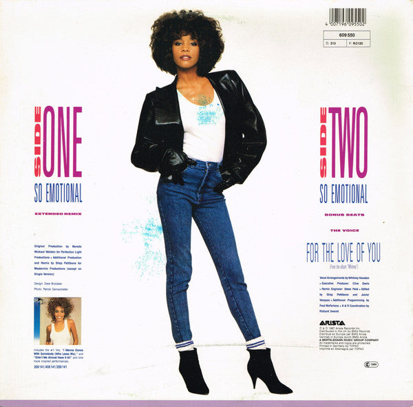 Whitney Houston : So Emotional (12", Maxi)