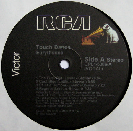 Eurythmics : Touch Dance (LP, Album, Ind)