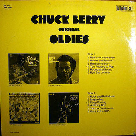 Chuck Berry : Original Oldies (LP, Comp)
