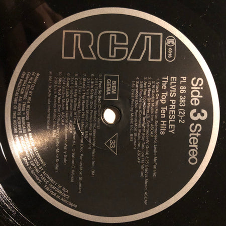 Elvis Presley : The Top Ten Hits (2xLP, Comp)
