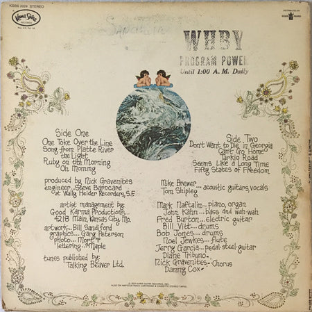 Brewer And Shipley : Tarkio (LP, Album, Son)