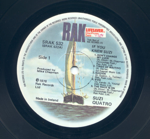 Suzi Quatro : If You Knew Suzi... (LP, Album)