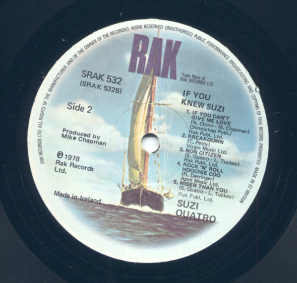 Suzi Quatro : If You Knew Suzi... (LP, Album)