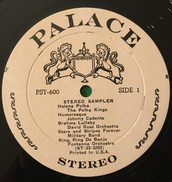 Various : Stereo Sampler (LP, Smplr)