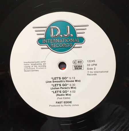 "Fast" Eddie Smith : Let's Go (12")
