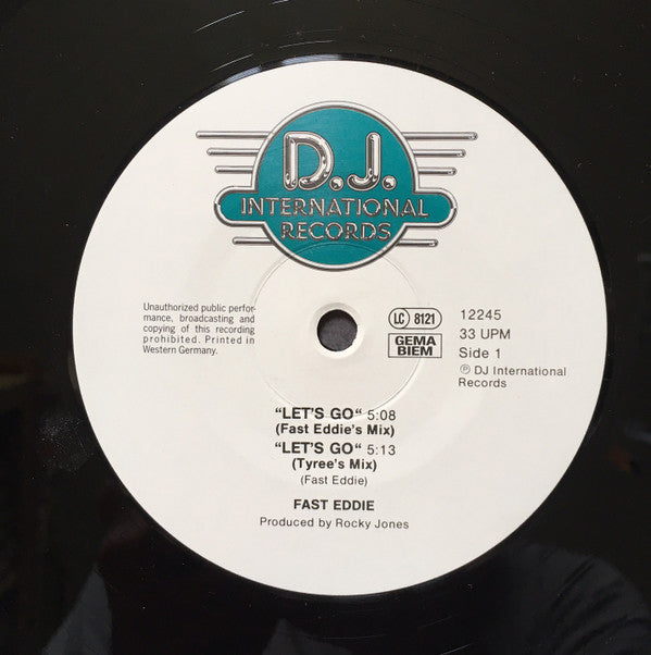 "Fast" Eddie Smith : Let's Go (12")