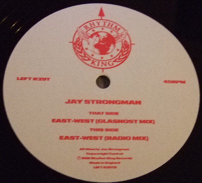 Jay Strongman : East-West (The Glasnost Mix) (12")