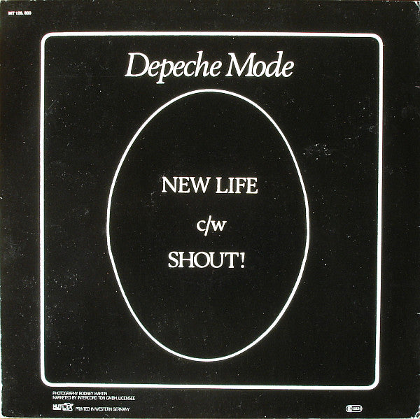 Depeche Mode : New Life (12", Maxi, RP)
