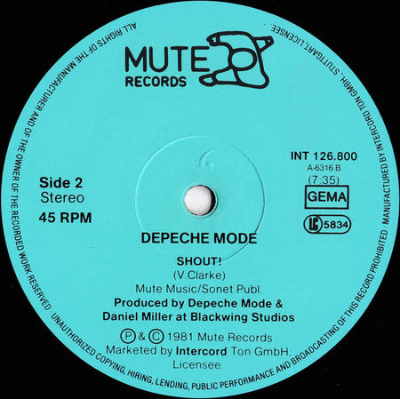 Depeche Mode : New Life (12", Maxi, RP)