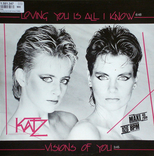 Katz : Loving You Is All I Know (12", Maxi)