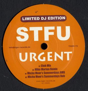 STFU (2) : Urgent (12", Ltd)