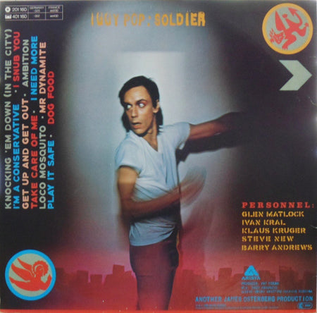 Iggy Pop : Soldier (LP, Album)