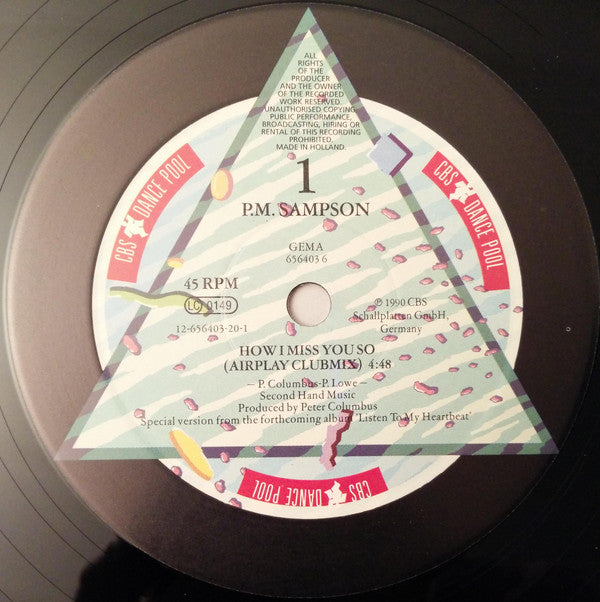 P.M. Sampson : How I Miss You So (12", Maxi)