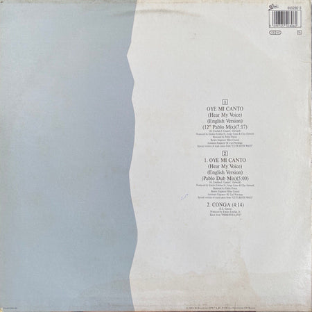 Gloria Estefan : Oye Mi Canto (Hear My Voice) (Special 12" Mixes) (12", Maxi)