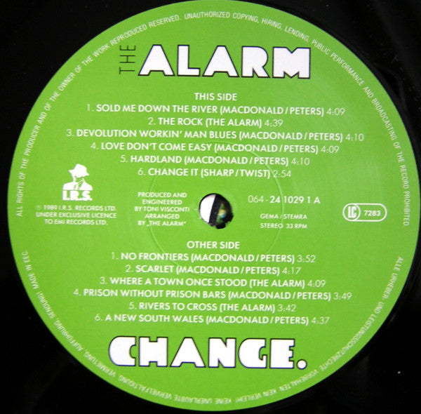The Alarm : Change (LP, Album)
