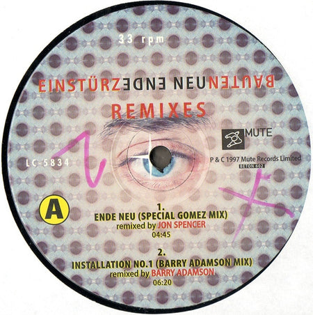 Einstürzende Neubauten : Ende Neu Remixes (2x12", Album)