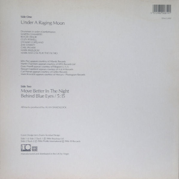 Roger Daltrey : Under A Raging Moon (12", Single, Gat)
