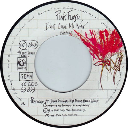 Pink Floyd : Run Like Hell (7", Single)