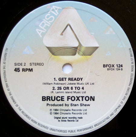 Bruce Foxton : S.O.S. My Imagination (12", Single)