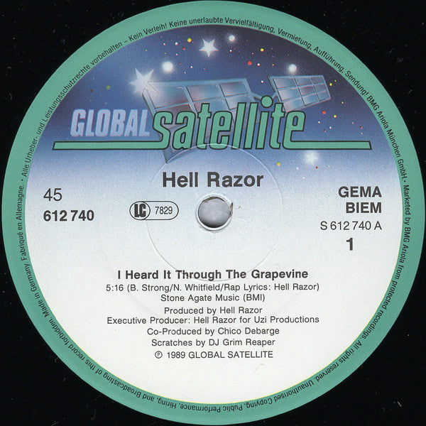 Hell Razor : I Heard It Through The Grapevine (12", Maxi)