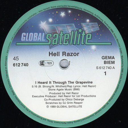 Hell Razor : I Heard It Through The Grapevine (12", Maxi)