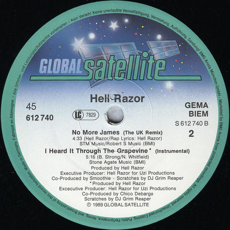 Hell Razor : I Heard It Through The Grapevine (12", Maxi)