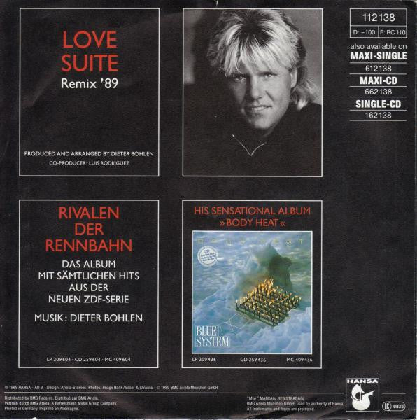 Blue System : Love Suite (Remix '89) (7", Single)