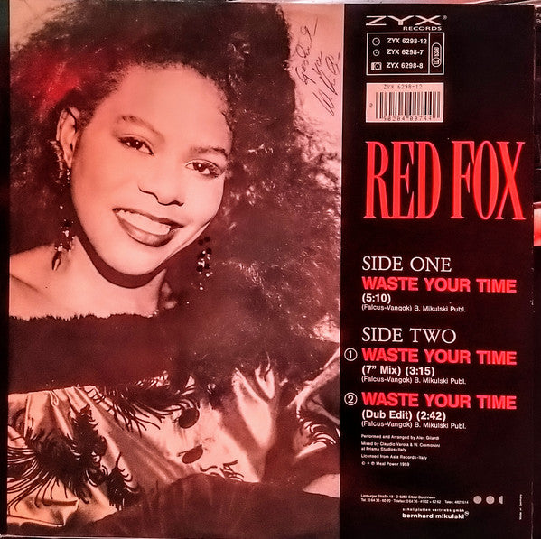 Red Fox : Waste Your Time (12")