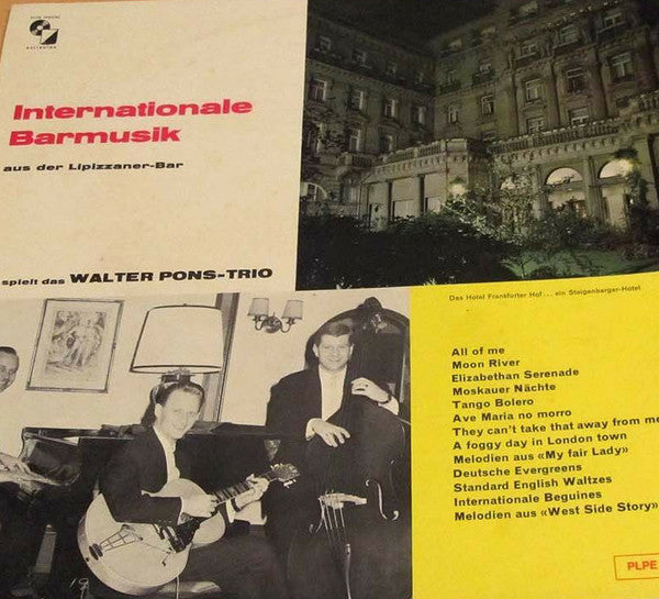 Walter-Pons-Trio : Internationale Barmusik Aus Der Lippizaner-Bar (LP)
