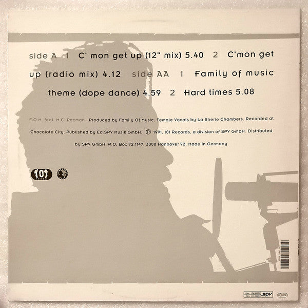 F.O.M. : C'mon Get Up (12")