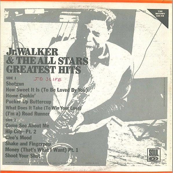 Junior Walker & The All Stars : Greatest Hits (LP, Comp)