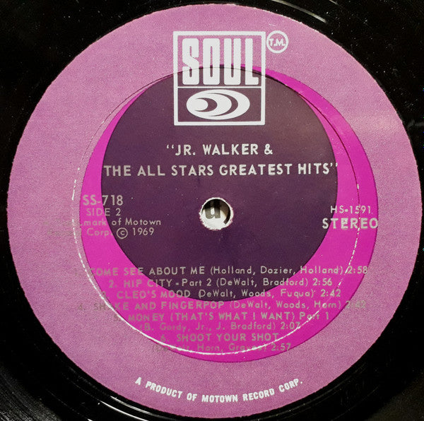 Junior Walker & The All Stars : Greatest Hits (LP, Comp)