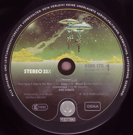 Dire Straits : Communiqué (LP, Album, Box)