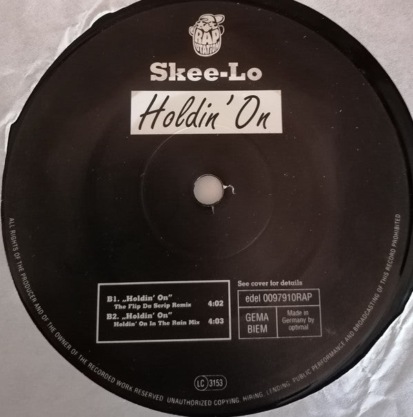 Skee-Lo : Holdin' On (12")