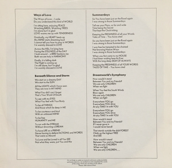 Dreamworld (3) : On Flight To The Light (LP, Album)