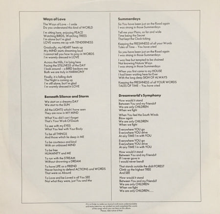 Dreamworld (3) : On Flight To The Light (LP, Album)