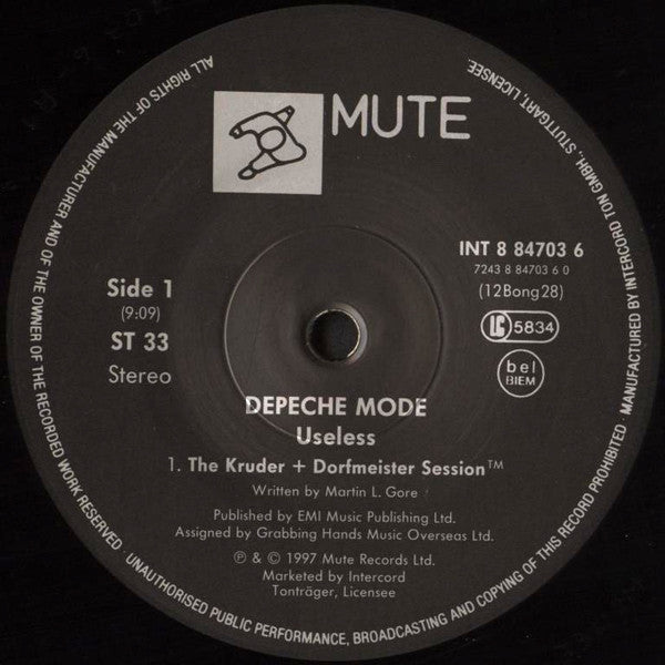 Depeche Mode : Useless (12", Single)