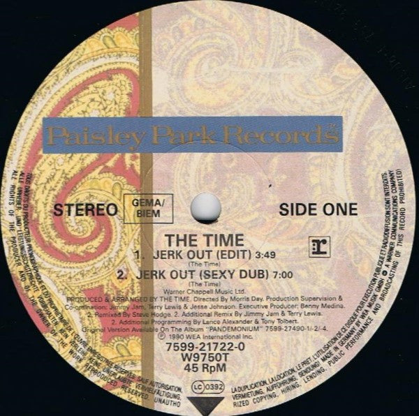 The Time : Jerk Out (12")