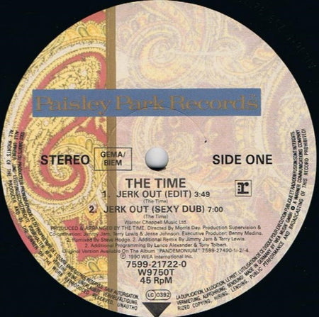 The Time : Jerk Out (12")