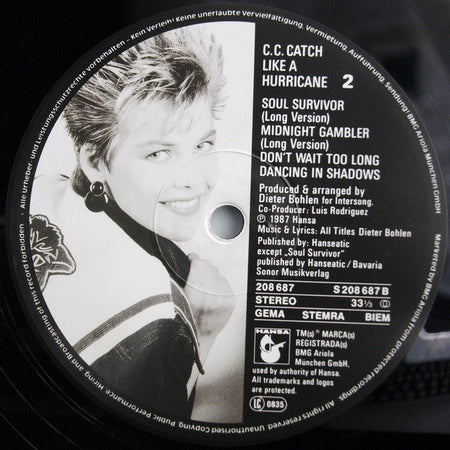 C.C. Catch : Like A Hurricane (LP, Album)