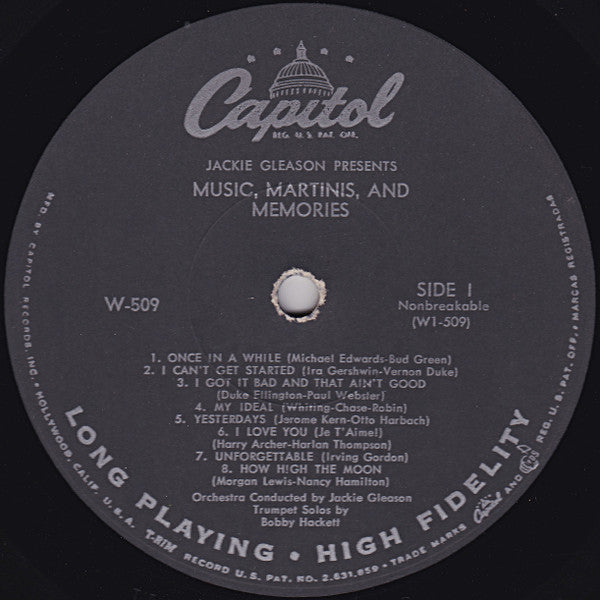 Jackie Gleason : Music, Martinis, And Memories (LP, Album, Mono, RP)