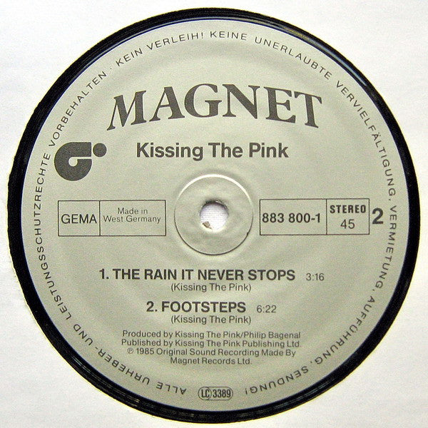 Kissing The Pink : One Step (12", Maxi)