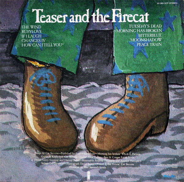 Cat Stevens : Teaser And The Firecat (LP, Album, RE, blu)