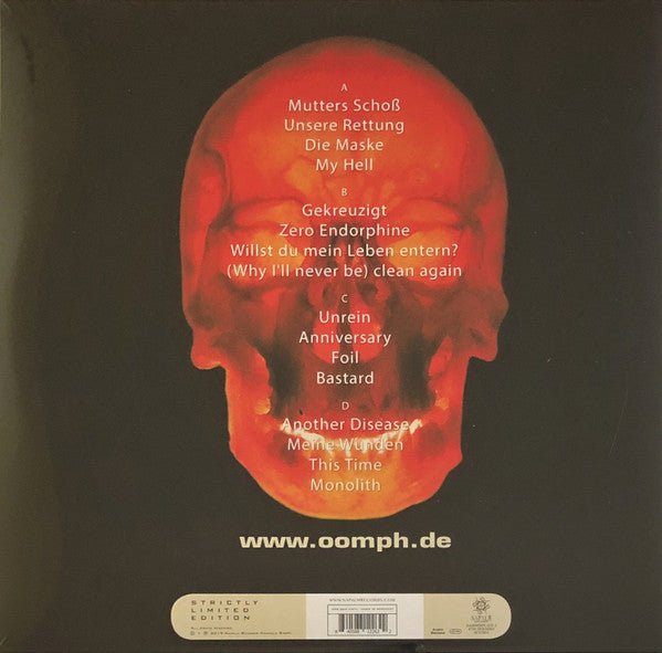 OOMPH! : Unrein (2xLP, Album, Ltd, RE, Gol)