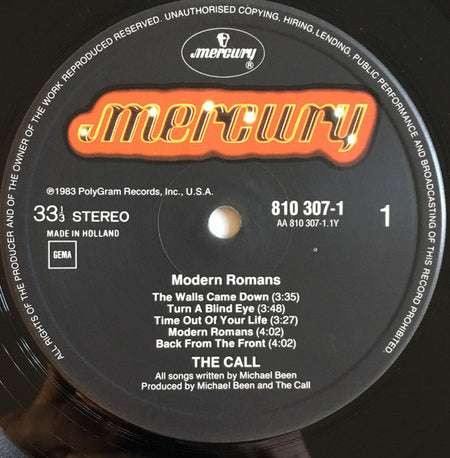 The Call : Modern Romans (LP, Album)