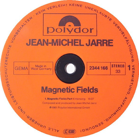 Jean-Michel Jarre : Magnetic Fields (LP, Album, RP)