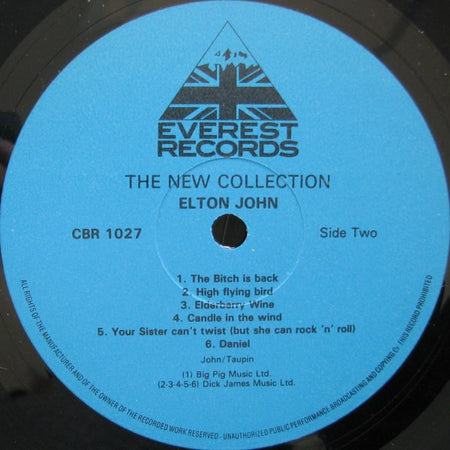 Elton John : The New Collection (LP, Comp)